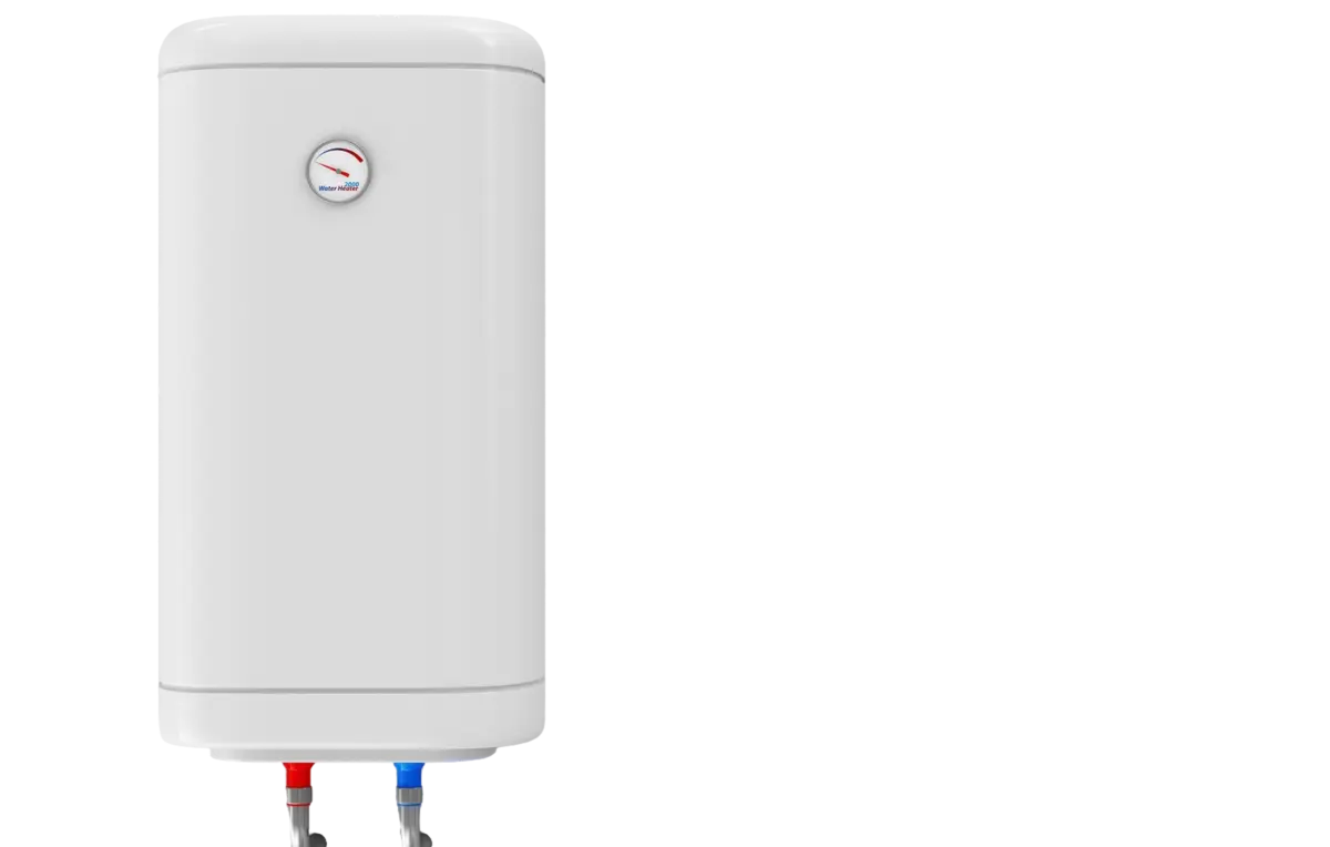 Modern hot-water cylinder representing a planned installation enquiry